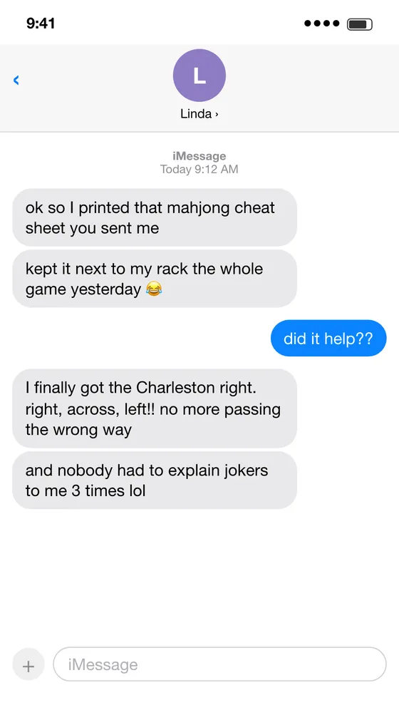 Message from a buyer